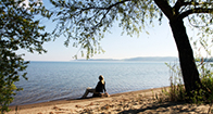 Sommarbild för semesternyheter